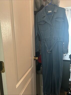 sofia by sofia vergara Light Blue Denim Jumpsuit Overall